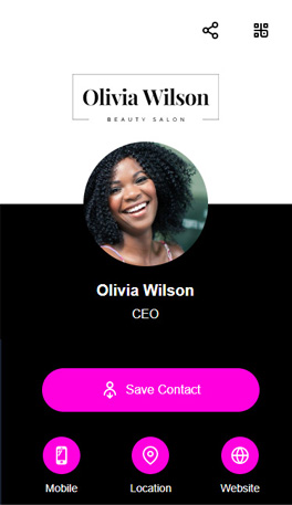 Olivia Wilson vCard